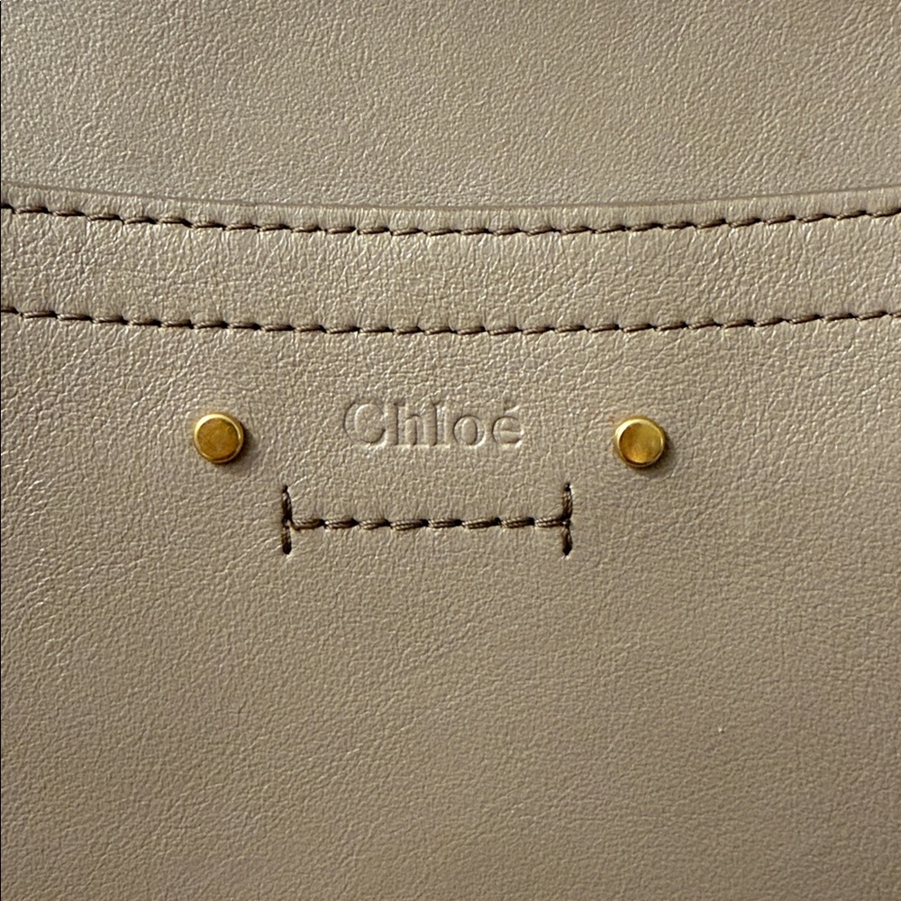 Chloe Roy Tan Satchel Shoulder Bag with Crossbody - Picture 2 of 9